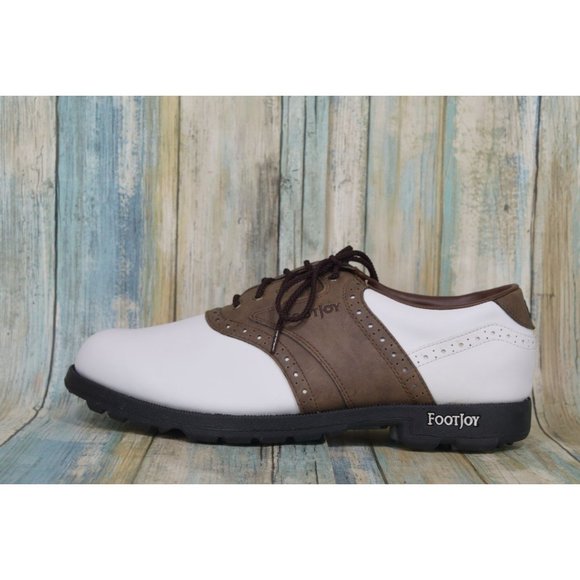 Footjoy GreenJoys Men's Size 11 Saddle Golf Cleats 45542 - Picture 4 of 11